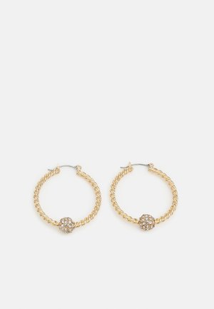 PCREGITZA HOOP EARRINGS - Örhänge - gold-coloured