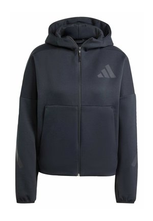 adidas Sportswear Užtrauktuku užsegamas treningas - black