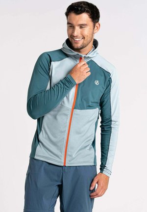 Dare 2B ASSIMILATECORESTR MIDLAYER - Zip-up sweatshirt - green/light grey