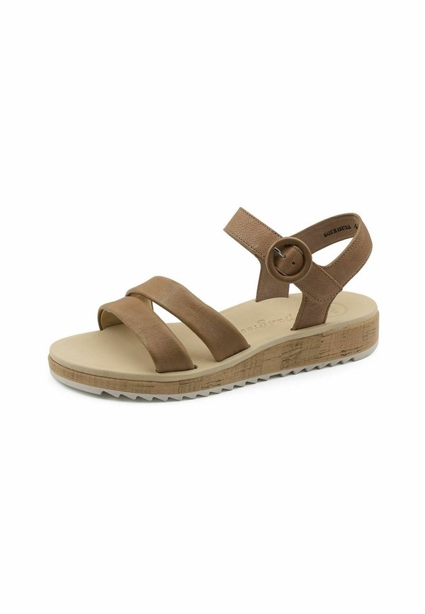 Walking sandals - washed kid cuoio3