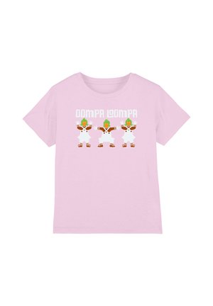 Cotton Soul, WILLY WONKA AND THE CHOCOLATE FACTORY/OOMPA LOOMPA UNISEX - Print T-shirt - pink
