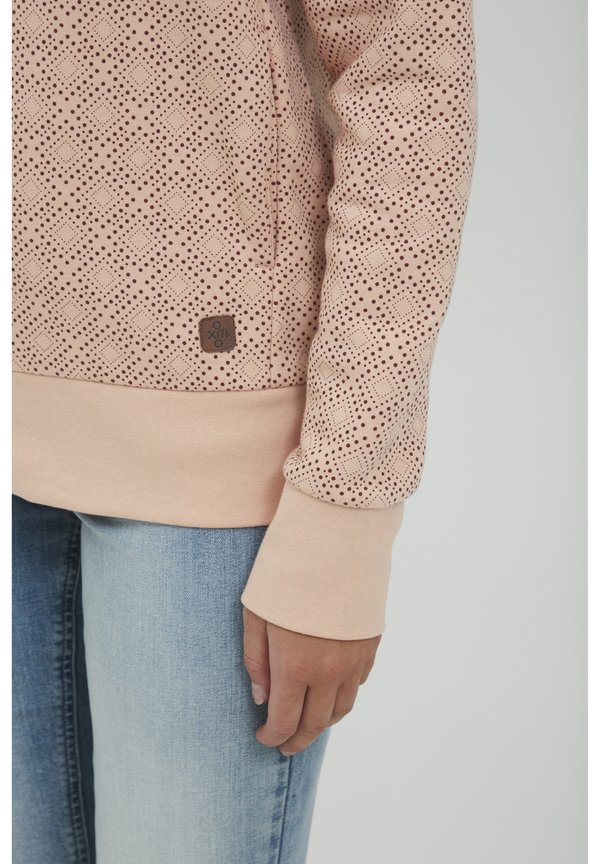 VENDELA - Zip-up sweatshirt - mahogany rose2