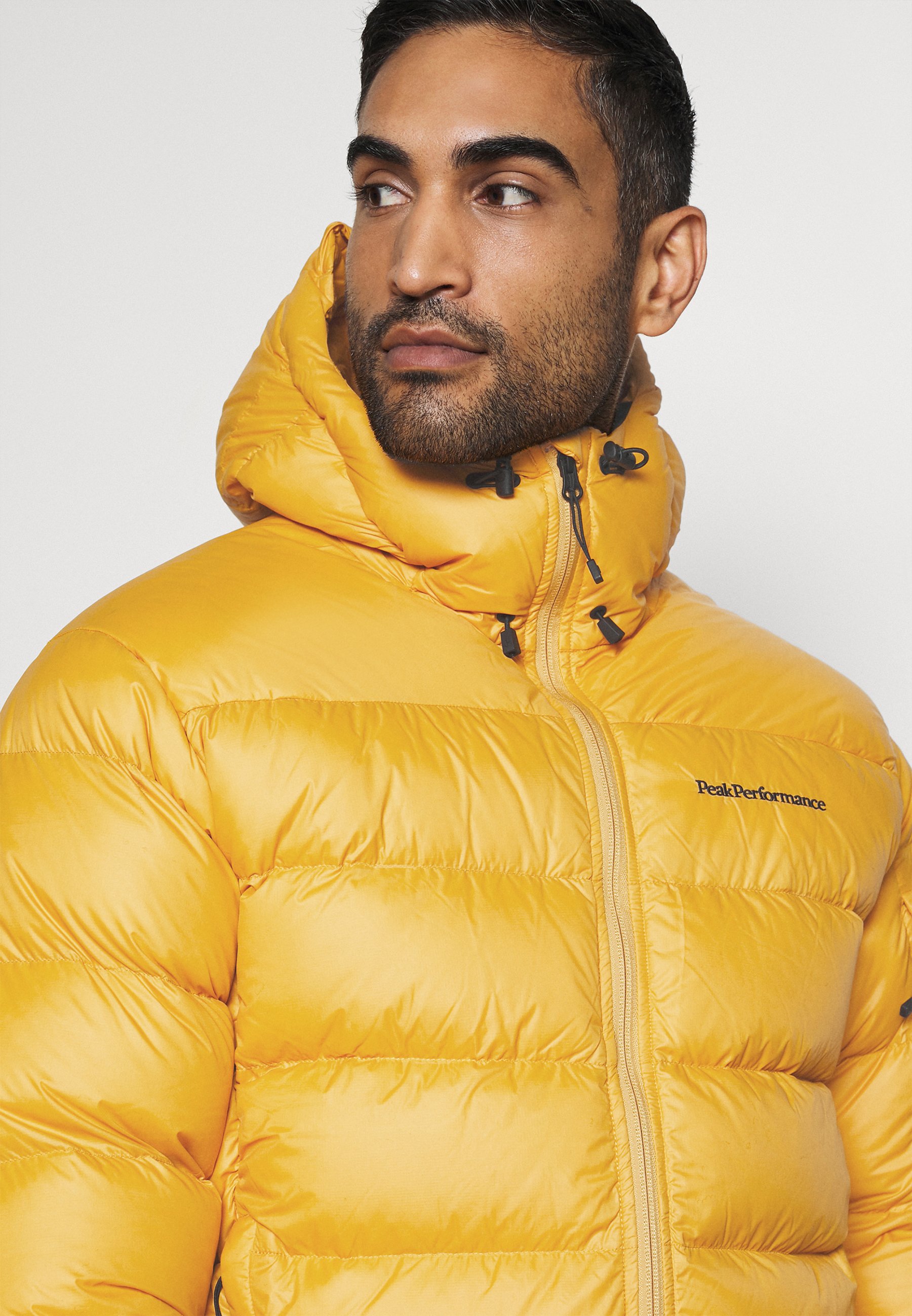blaze orange down jacket