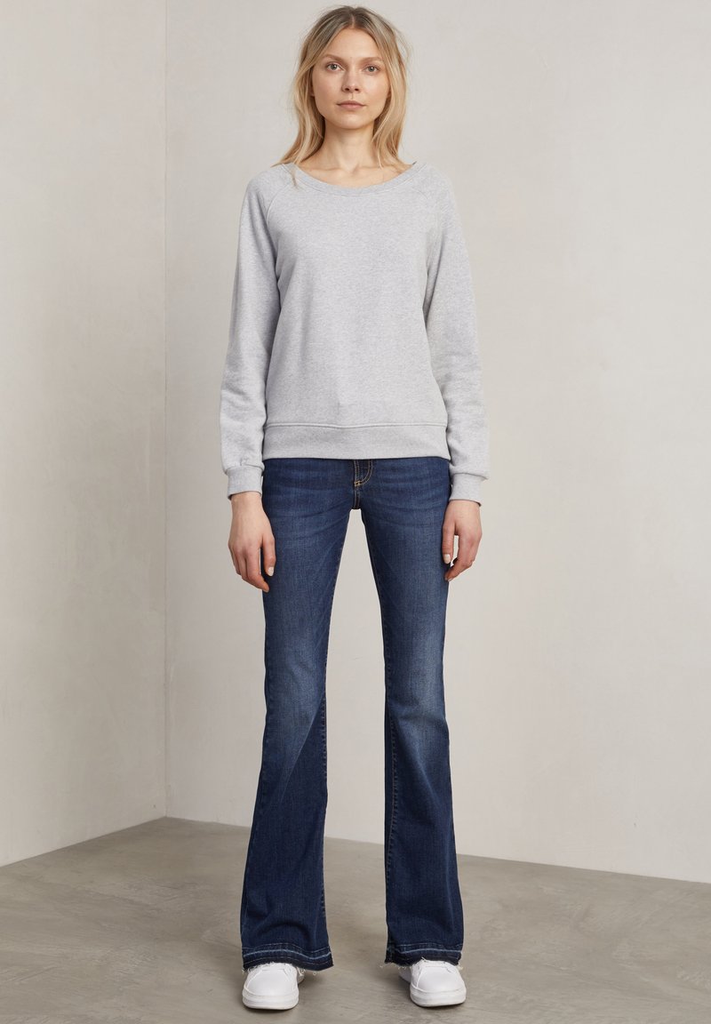 Damen Strickjacken | Hunkydory Strickpullover light grey melange/hellgrau - OH21034 Damen Strickjacken | Hunkydory Strickpullover light grey melange/hellgrau - OH21034