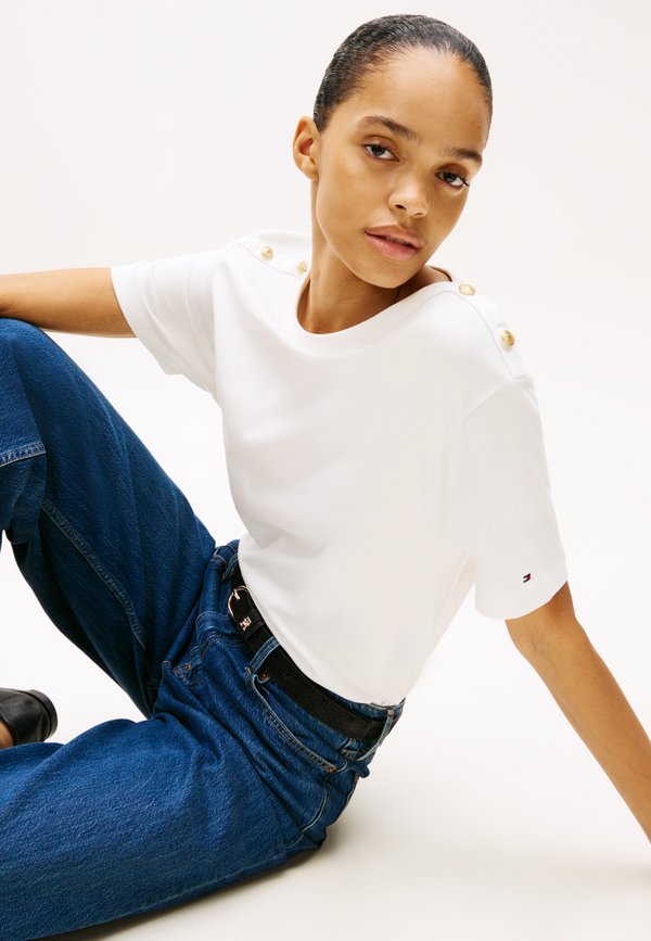 STRIPE  - Print T-shirt - ecru3