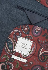 Next REGULAR FIT WOOL SUIT: JACKET - Anzugsakko - blue