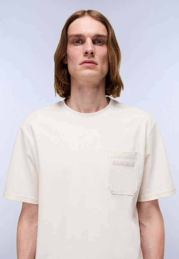 FANES - Print T-shirt - beige dimity3