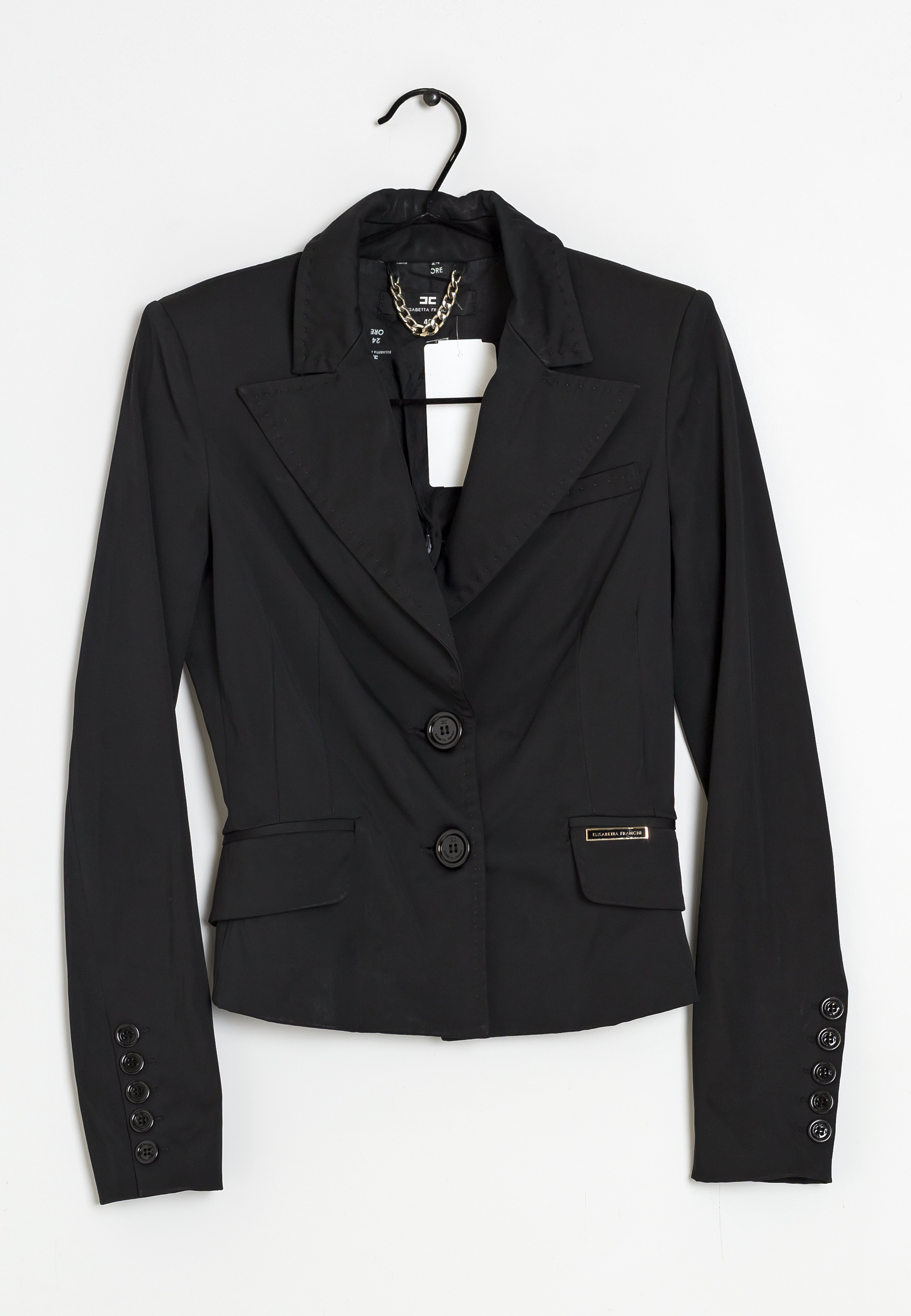 Elisabetta Franchi Blazer - black - (Pre-owned) - Zalando.de