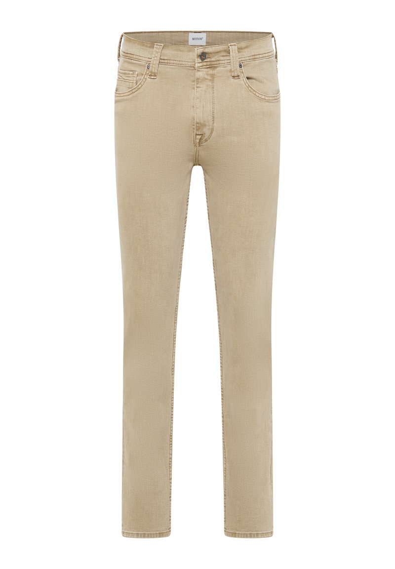 mustang Slim fit jeans geel mustang Slim fit jeans geel