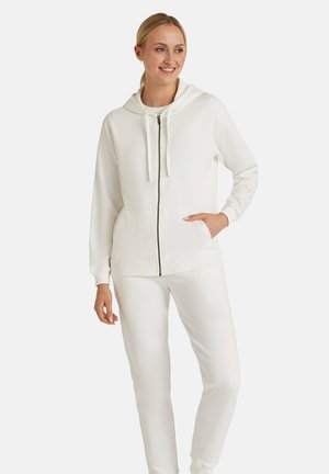 BASIC LIGHT SWEAT ZIP - Felpa con zip - off-white