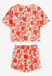 Next 3 PACK  REGULAR FIT - Pidžamas komplekts - red cream floral  stripe
