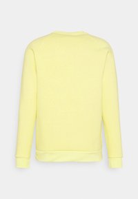 Felpa gialla con maniche lunghe, scollo rotondo e polsini e orlo a costine. Tessuto morbido con un design semplice e senza loghi visibili.