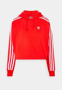 adidas Originals Φούτερ με κουκούλα - vivid red