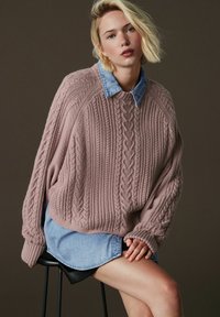 Next TALL FIT - LAYER - Strickpullover - pink blush