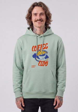 watapparel, COFFEE CLUB UNISEX - Hoodie - aloe
