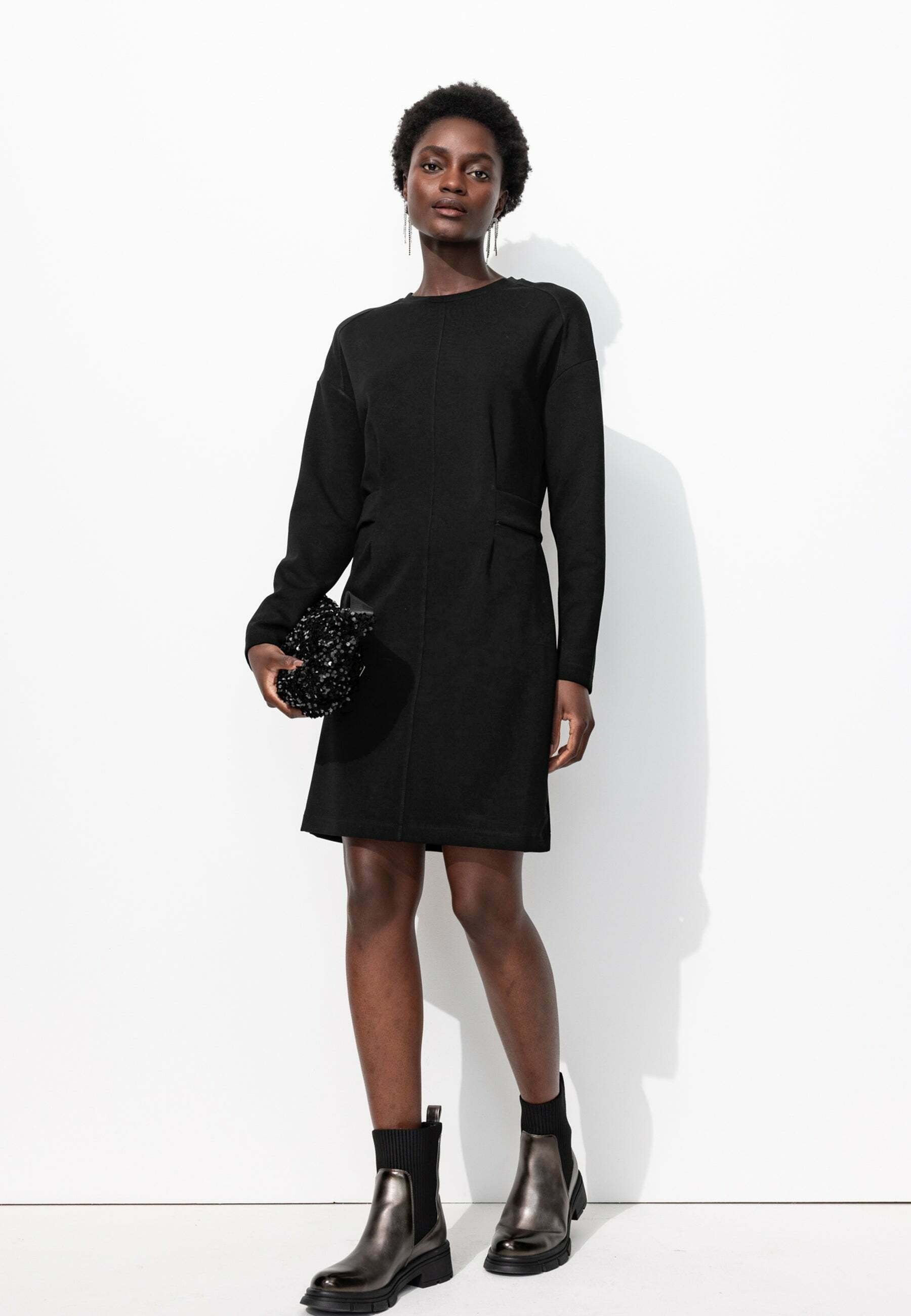 Promod MILANO Robe en jersey noir