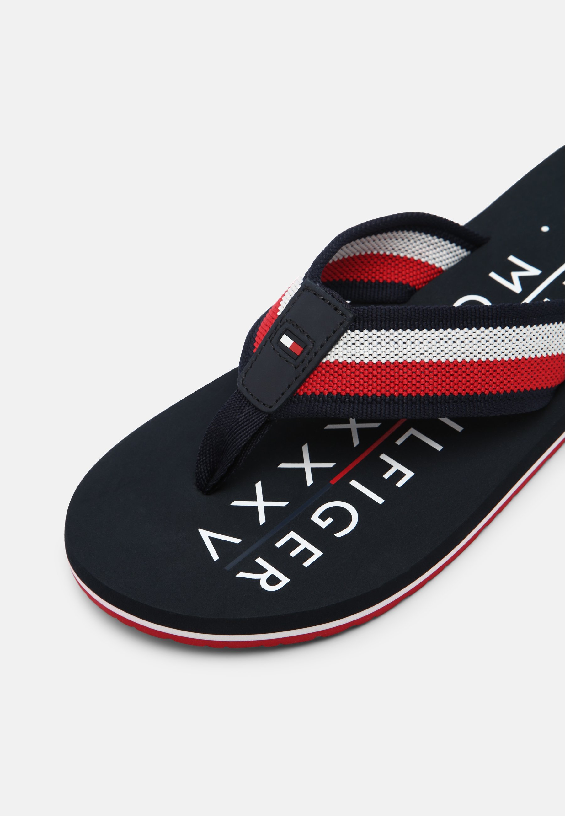 Tommy Hilfiger Sandalias de dedo - desert sky/azul marino - Zalando.es