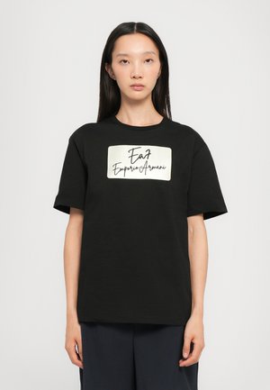 Print T-shirt - black