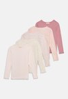 5 PACK - Блуза с дълги ръкави - off-white/berry/light pink