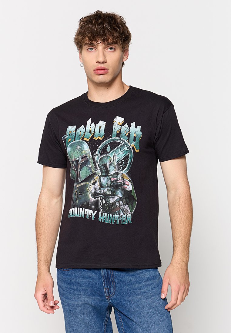 Star Wars T-shirt print zwart