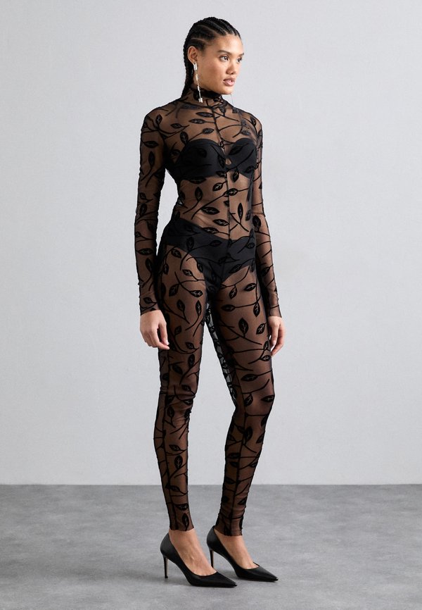 LONG SLEEVE SLIM FIT TURTLE CATSUIT - Jumpsuit