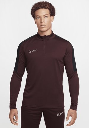 Nike Performance ACADEMY DRILL TOP - Camiseta de manga larga - burgundy crush black white