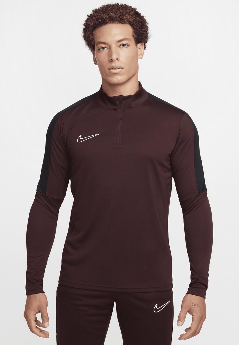 Nike Performance ACADEMY DRILL TOP - Hosszú ujjú felső - burgundy crush black white