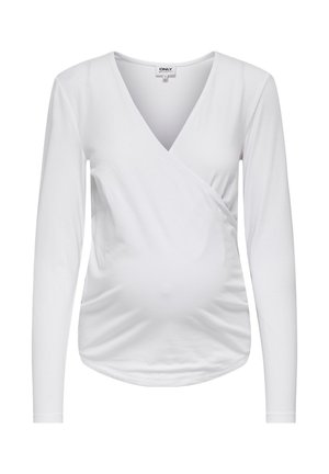 OLMJOY LIFE WRAP - Longsleeve - white