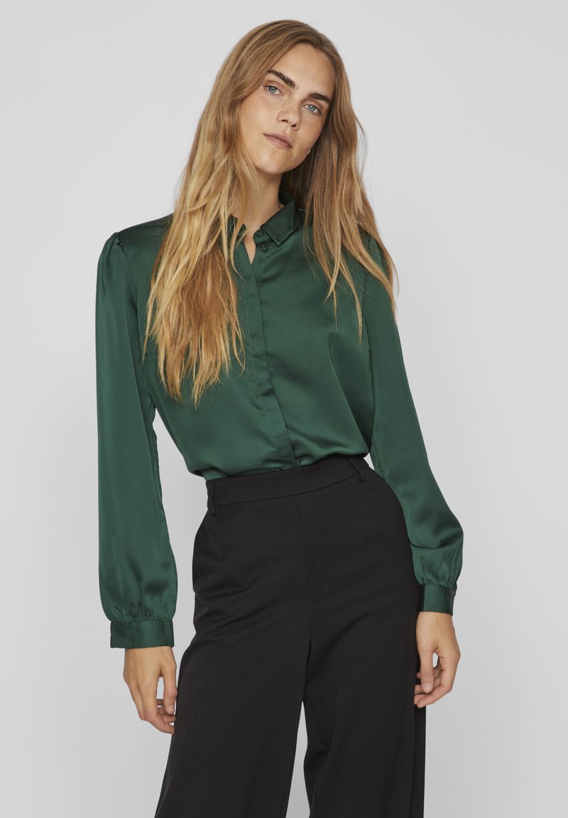 VILA VIELLETTE - Blusa com botões - pineneedle