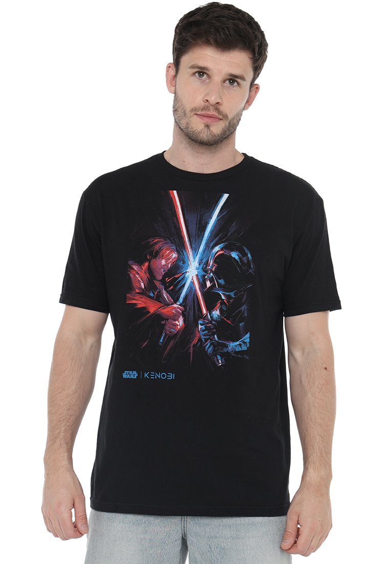 Star Wars T-shirt print zwart