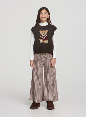 Terranova, CON ORSETTO - Maglione - marrone