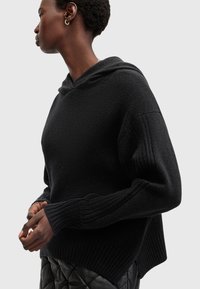 AllSaints INES - Felpa con cappuccio - black