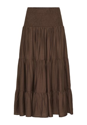 b.young, BYJOANNIE SMOCK SKIRT - Fustă maxi - french roast