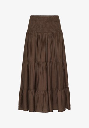 b.young, BYJOANNIE SMOCK SKIRT - Fustă maxi - french roast