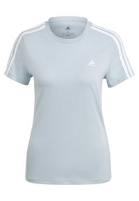 ESSENTIALS STRIPES - Camiseta estampada - blue/white