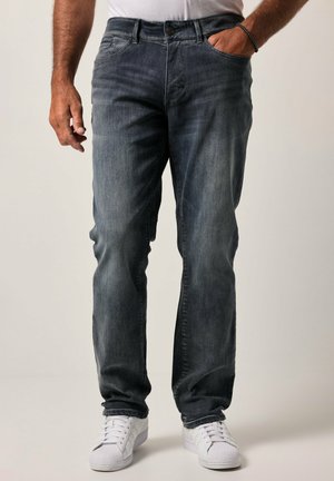 FLEXNAMIC - POCKET - Straight leg jeans - blue/black denim