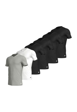 6ER PACK ACTIVE CORE KURZARM - Hemd - schwarz/weiß/grau
