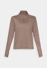 DRI-FIT PACER - Top dugih rukava - mink brown/reflective silver