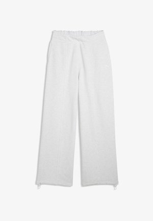 Puma, ESSENTIALS SLOUCHY PINTUCK OVERSIZED HOSE - Trainingsbroek - white glow heather