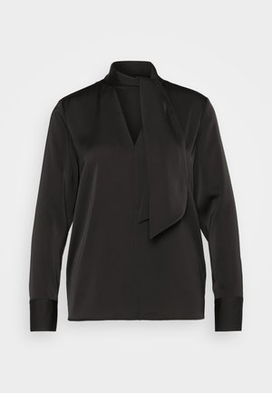 Calvin Klein SHINE TIE BLOUSE - Overhemdblouse - black