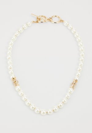 Nyaklánc - gold-coloured/white