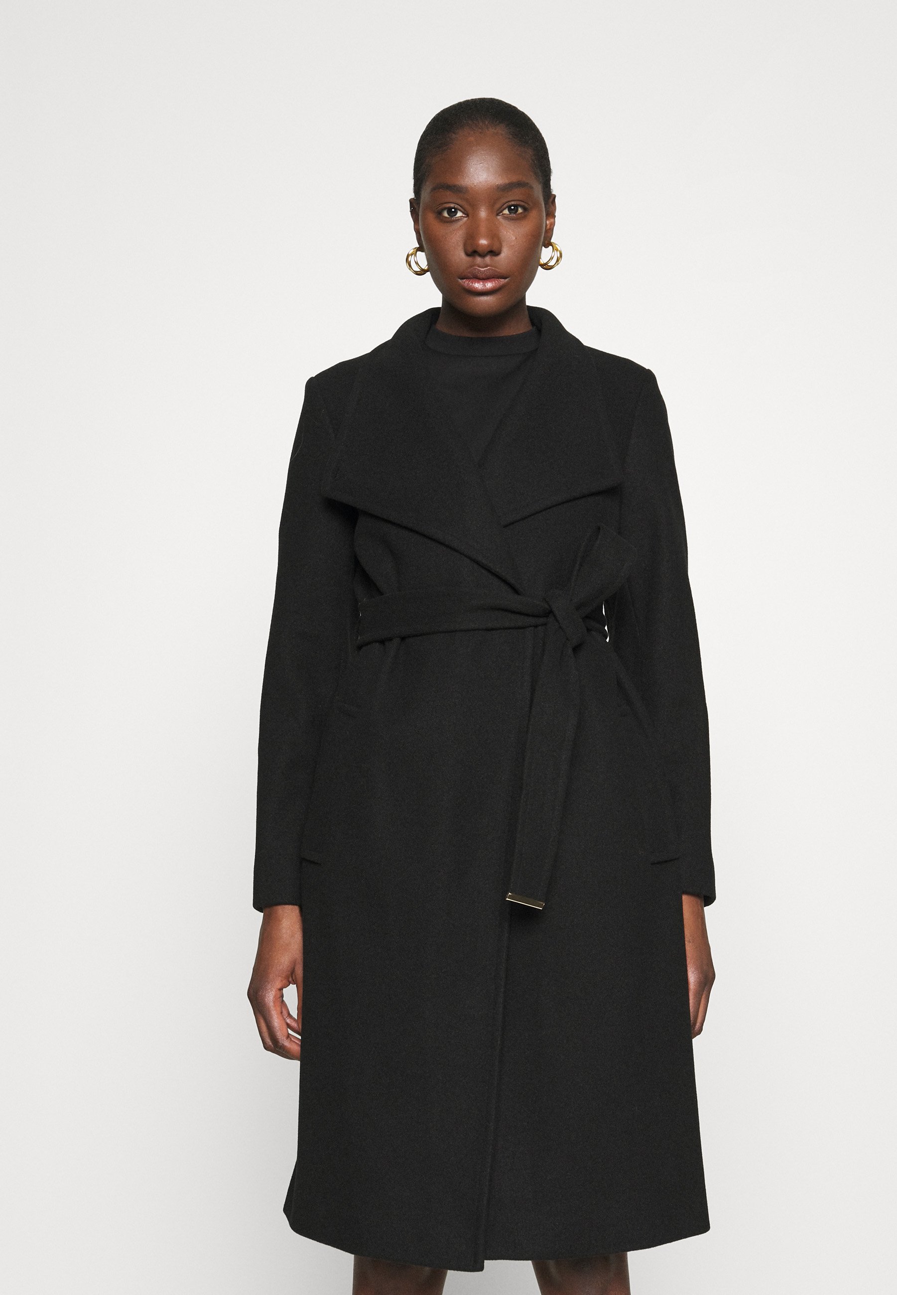 dorothy perkins funnel neck coat