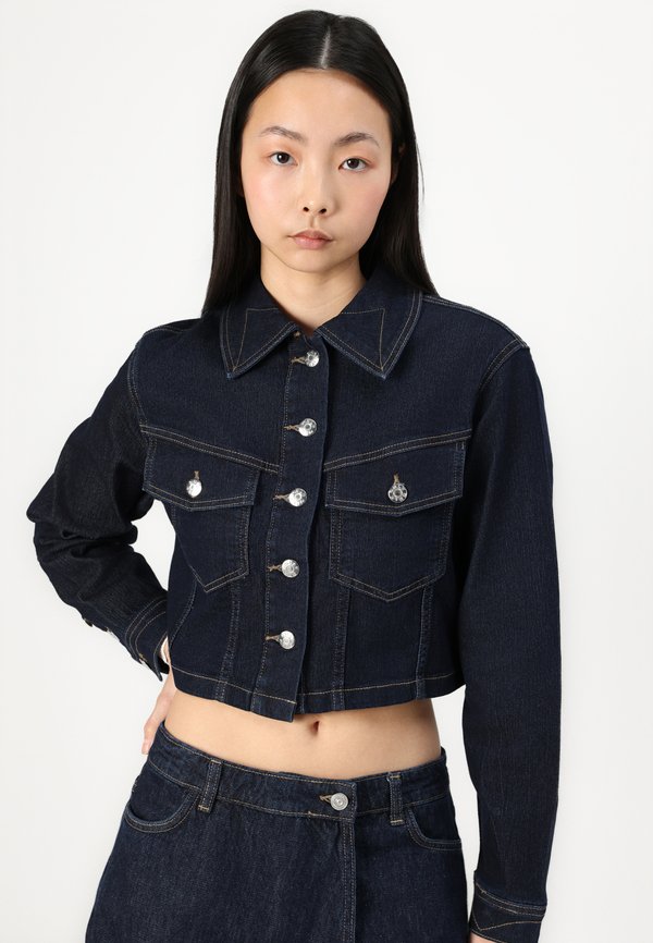 ONLWONDER HEATHER WESTERN JACKET  - Denim jacket3