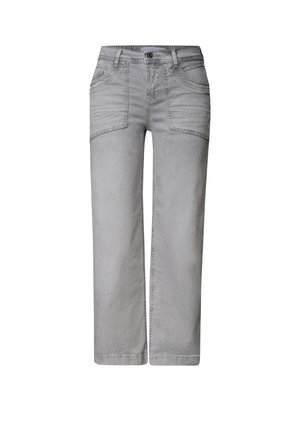 Street One, MID WAIST JEANS CULOTTE IM LOOSE FIT - Jean droit - light grey random