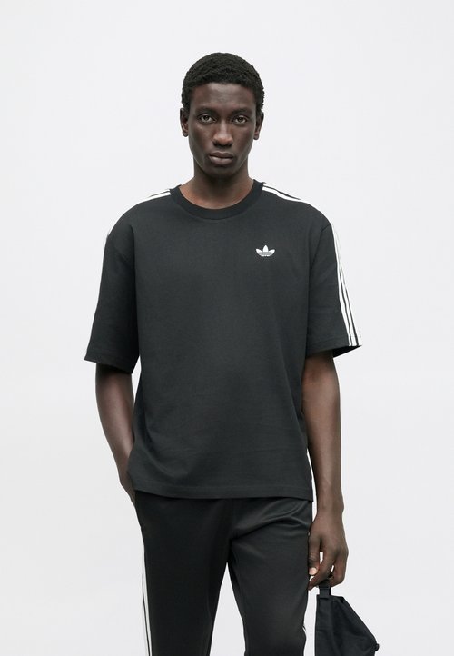 adidas Adicolor 3-Stripes Oversized Tee Black — foto 4