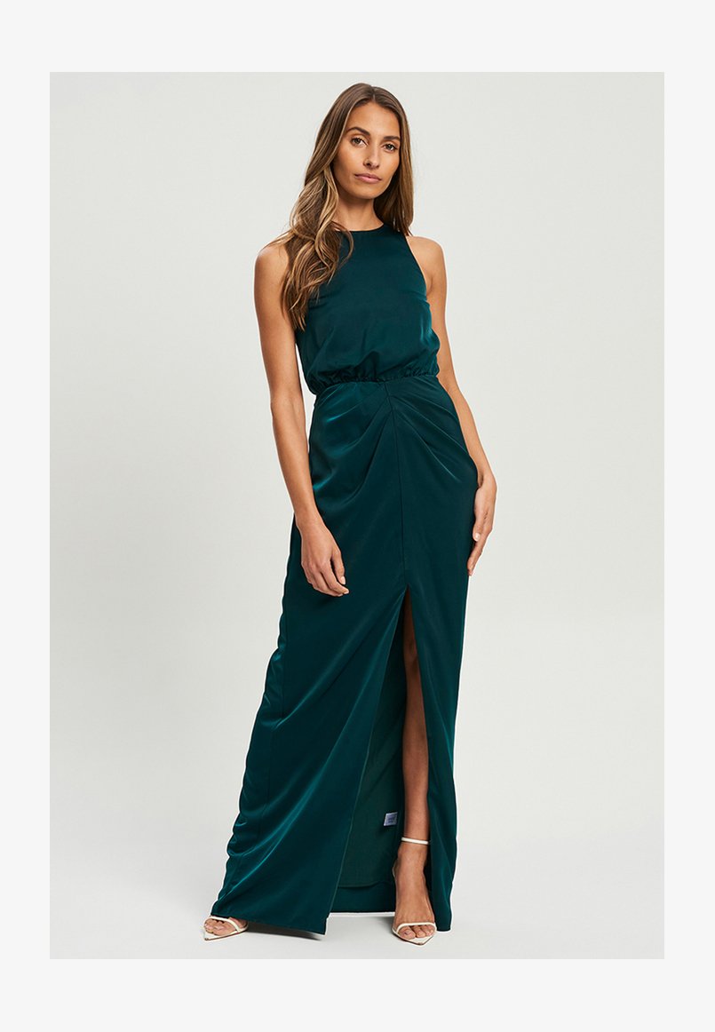 Abito Da Compleanno Per Bambine 9-10 Anni Verde Scuro Con Fiocco In Vita | Senza Maniche A Trapezio | Vestito Elegante Per Occasioni Speciali