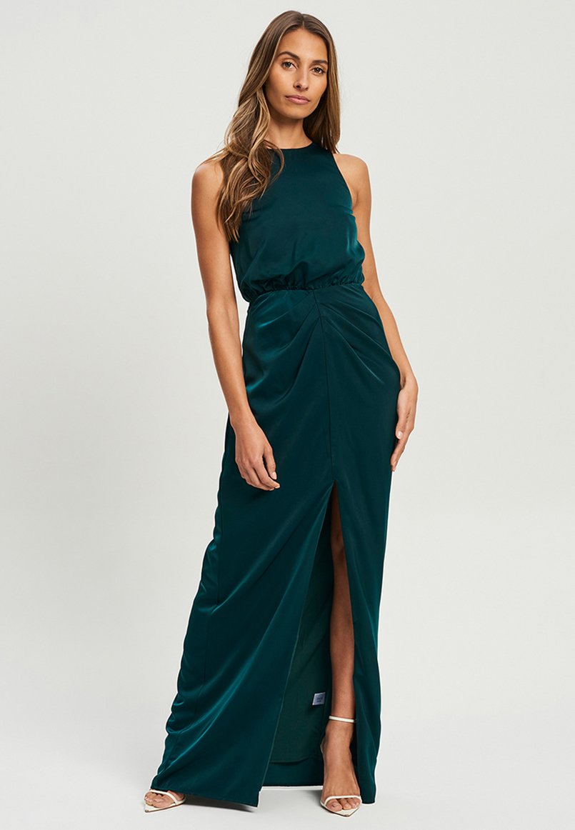 Abito Da Compleanno Per Bambine 9-10 Anni Verde Scuro Con Fiocco In Vita | Senza Maniche A Trapezio | Vestito Elegante Per Occasioni Speciali