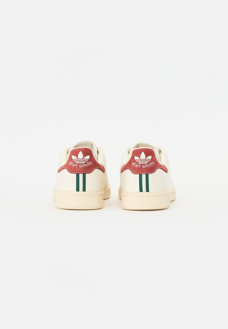 adidas Originals STAN SMITH UNISEX - Trainers - cream/red/off-white -  Zalando.ie