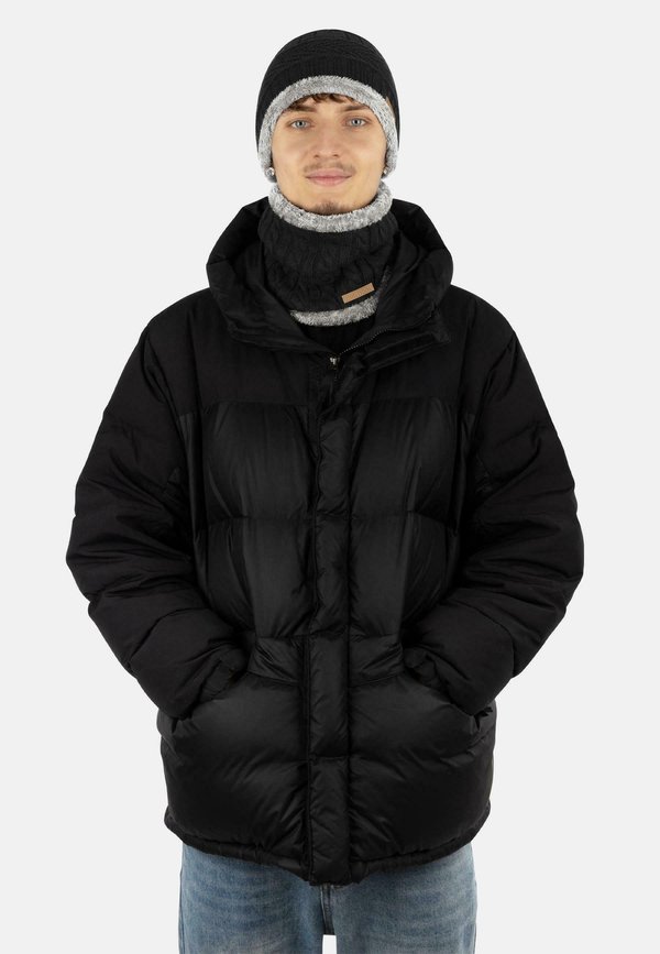 Schlauchschal - schwarz grau