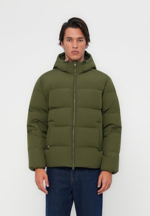 HOODED PUFFER - Jachetă cu puf - huntsman green